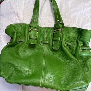 Dooney & Bourk Green Leather shoulder bag